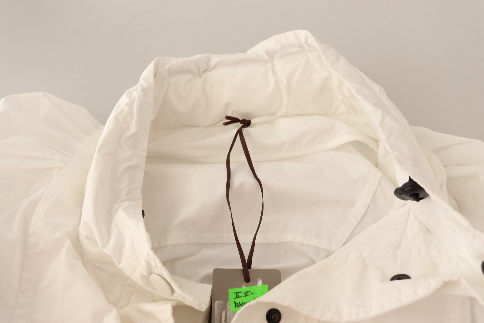 Ermanno Scervino Button Down White Long Sleeve Polyester Jacket | Regal Royce