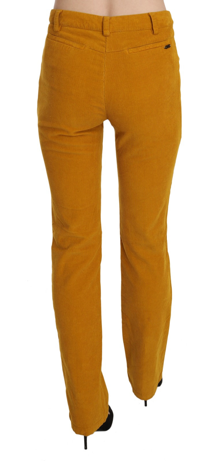 Costume National Orange High Waist Straight Trouser Pants | Regal Royce