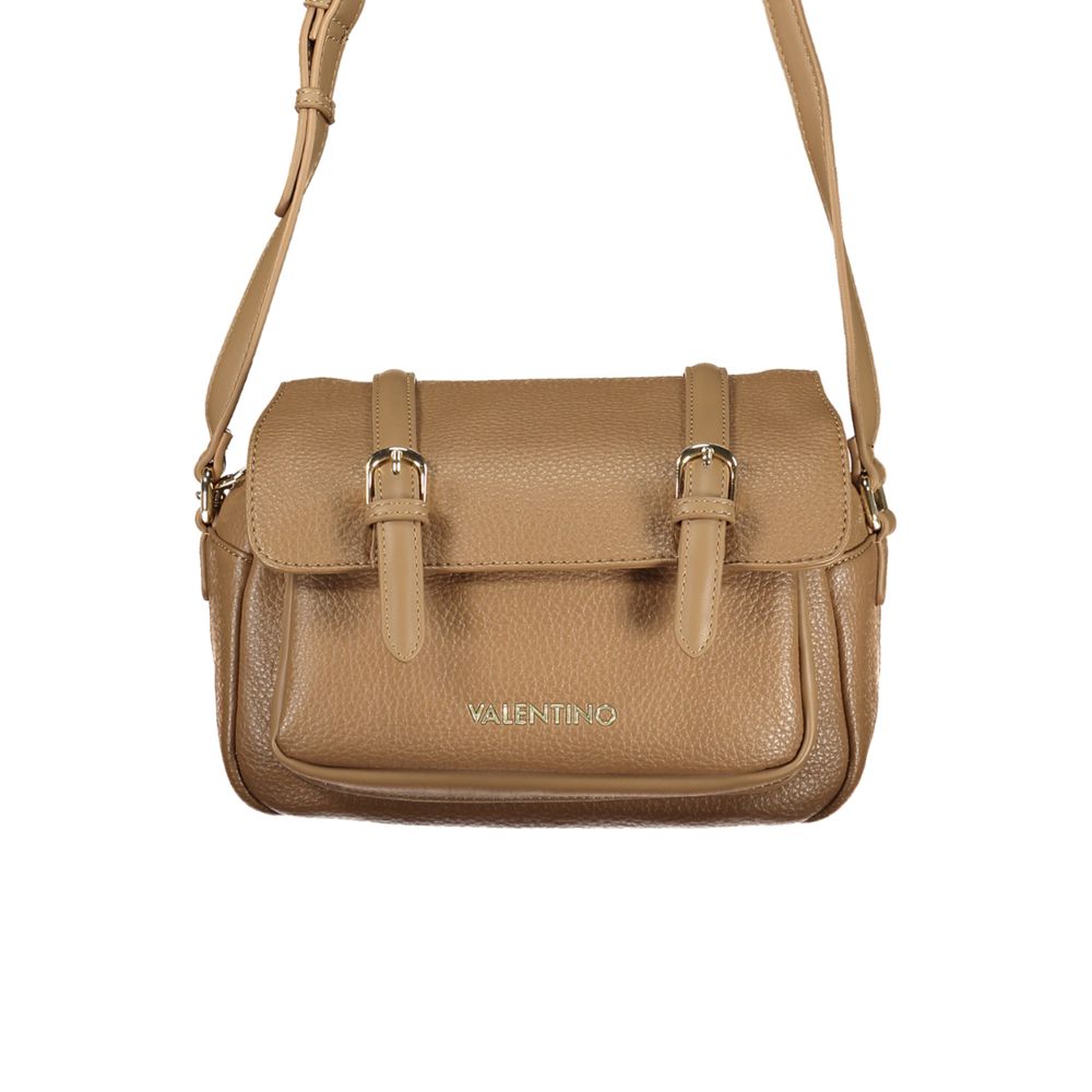 Mario Valentino Marrone Polyurethane Women Handbag | Regal Royce