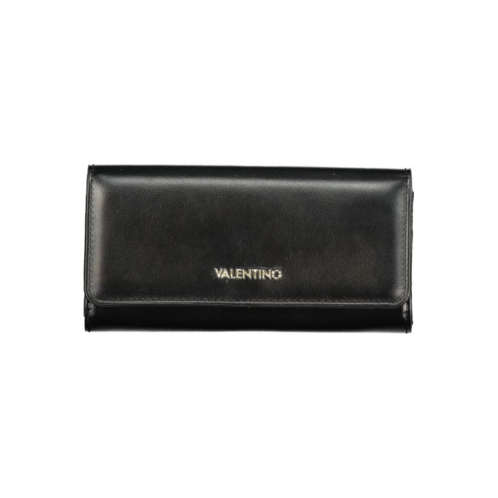 Mario Valentino Nero Polyurethane Women Wallet | Regal Royce