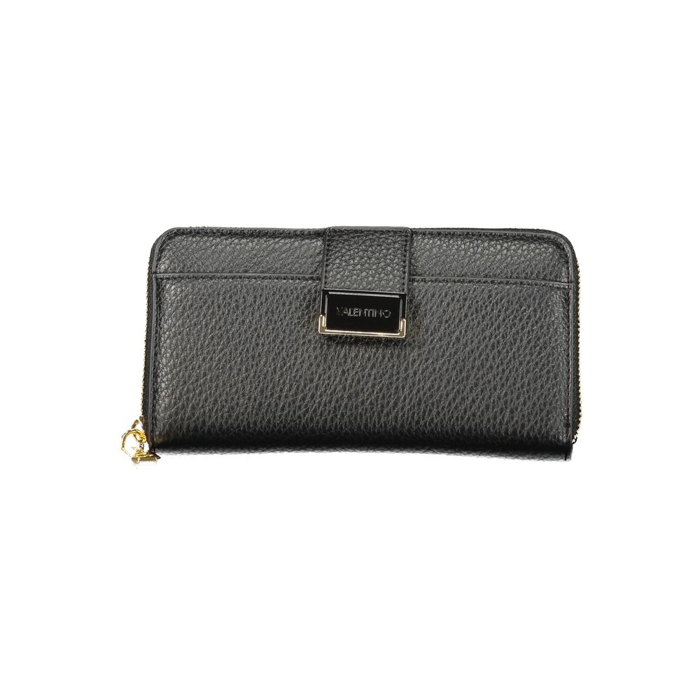 Mario Valentino Nero Polyurethane Women Wallet | Regal Royce