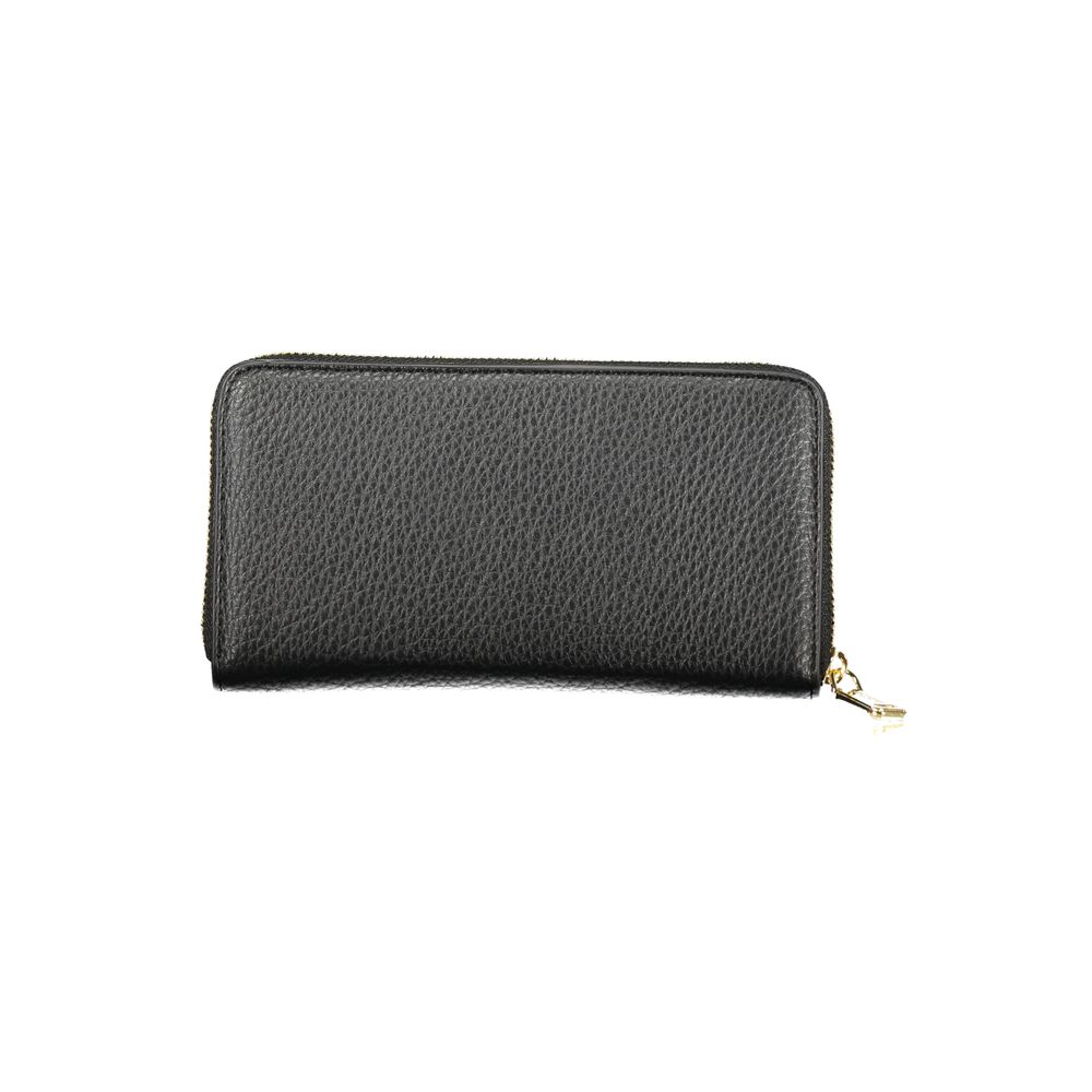 Mario Valentino Nero Polyurethane Women Wallet | Regal Royce