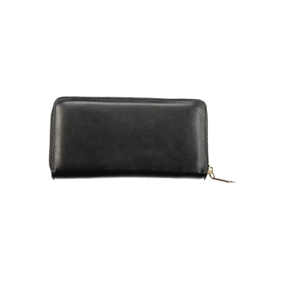 Mario Valentino Black Polyurethane Women Wallet | Regal Royce