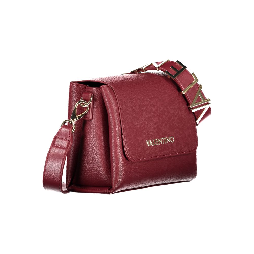 Mario Valentino Rosso Polyurethane Women Handbag | Regal Royce