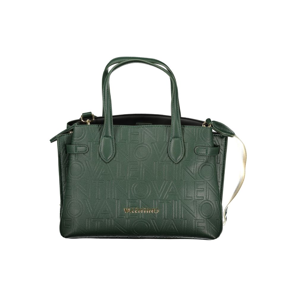 Mario Valentino Verde Polyurethane Women Handbag | Regal Royce