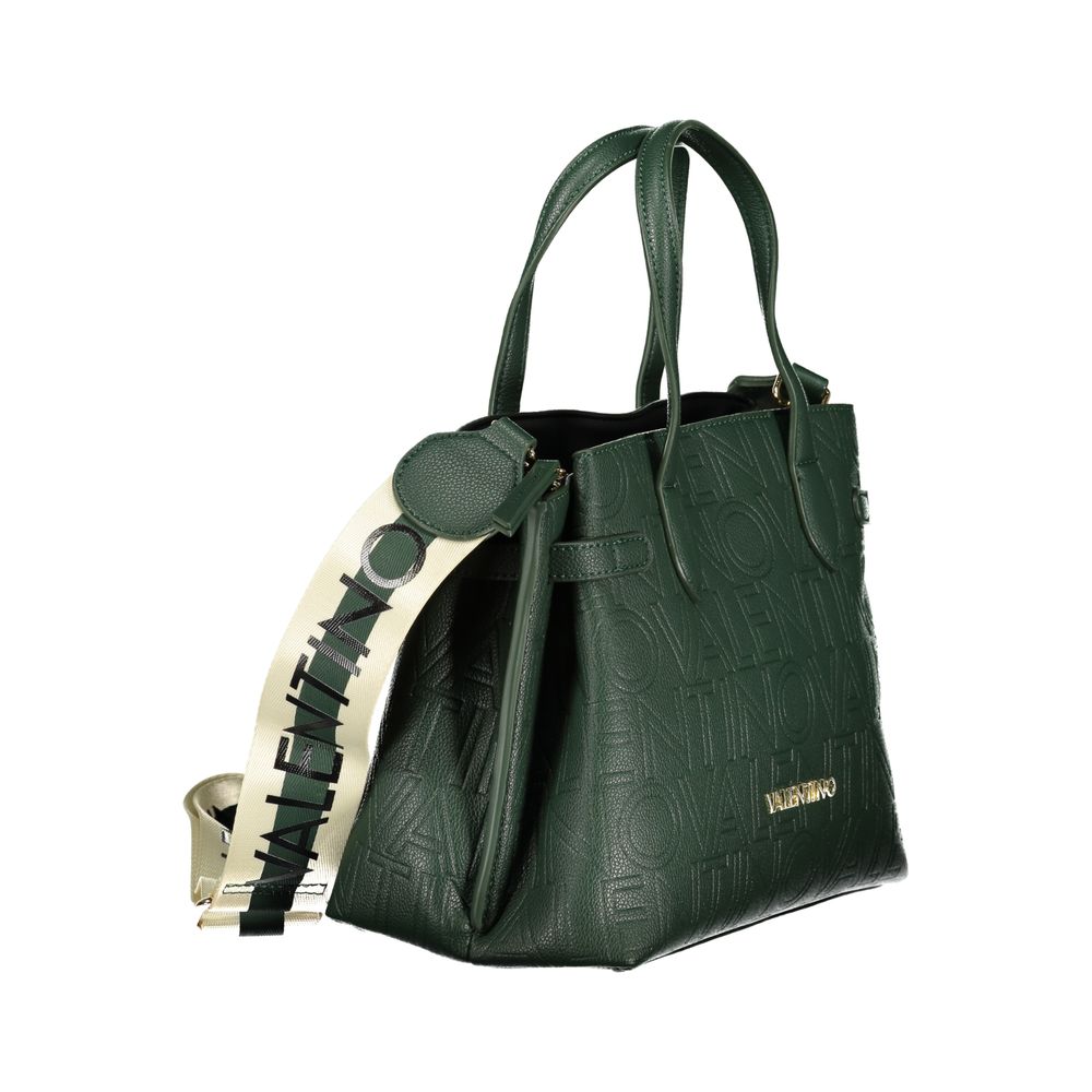 Mario Valentino Verde Polyurethane Women Handbag | Regal Royce