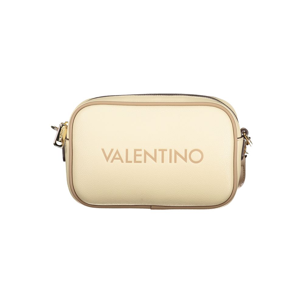 Mario Valentino Beige Polyurethane Women Handbag | Regal Royce