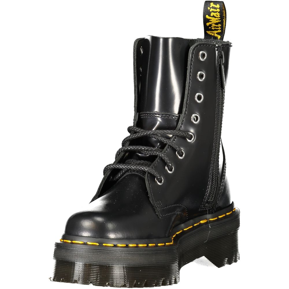 Dr. Martens Black Leather Unisex Ankle Boot | Regal Royce