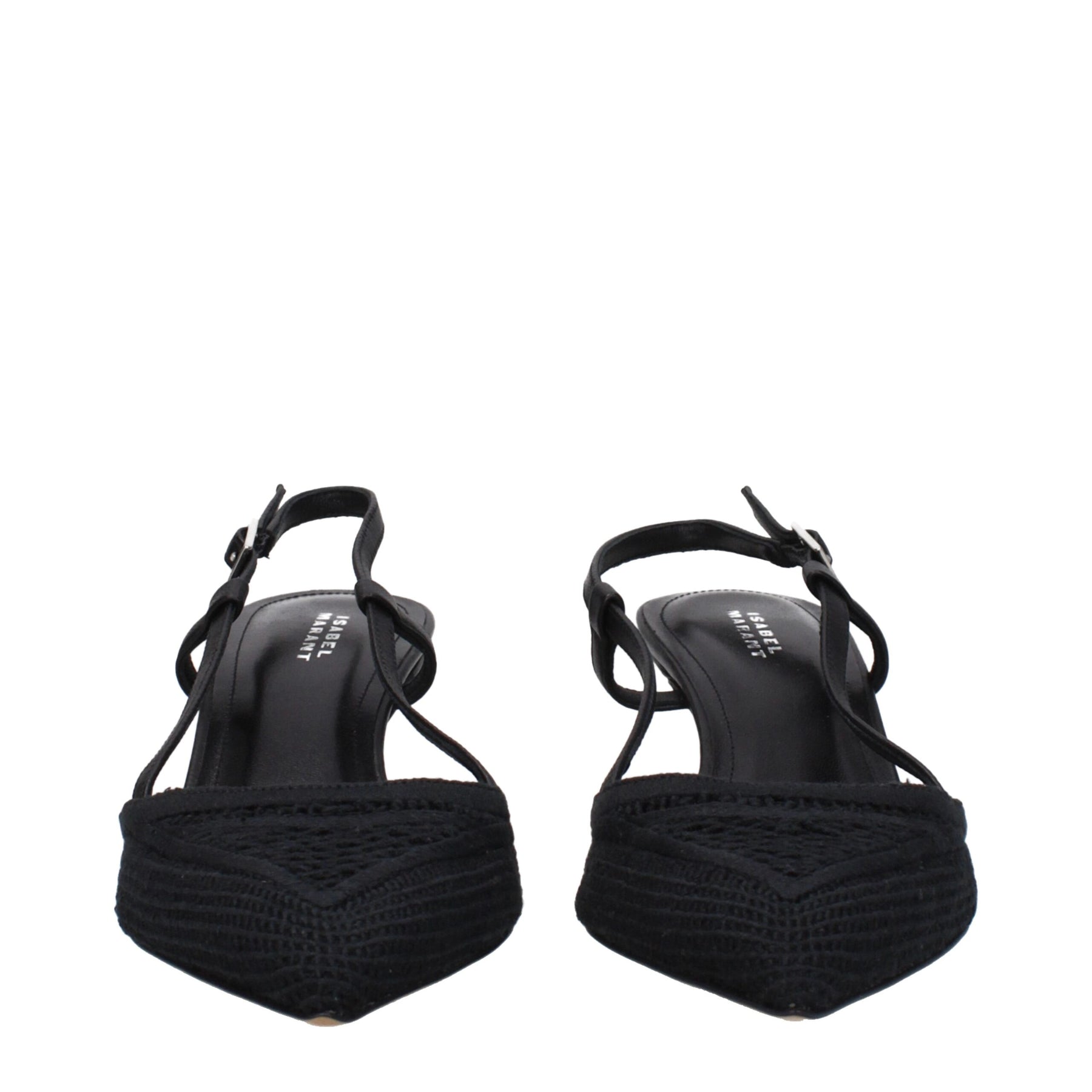 Isabel Marant Black Fabric Mid Heel Pumps | Regal Royce