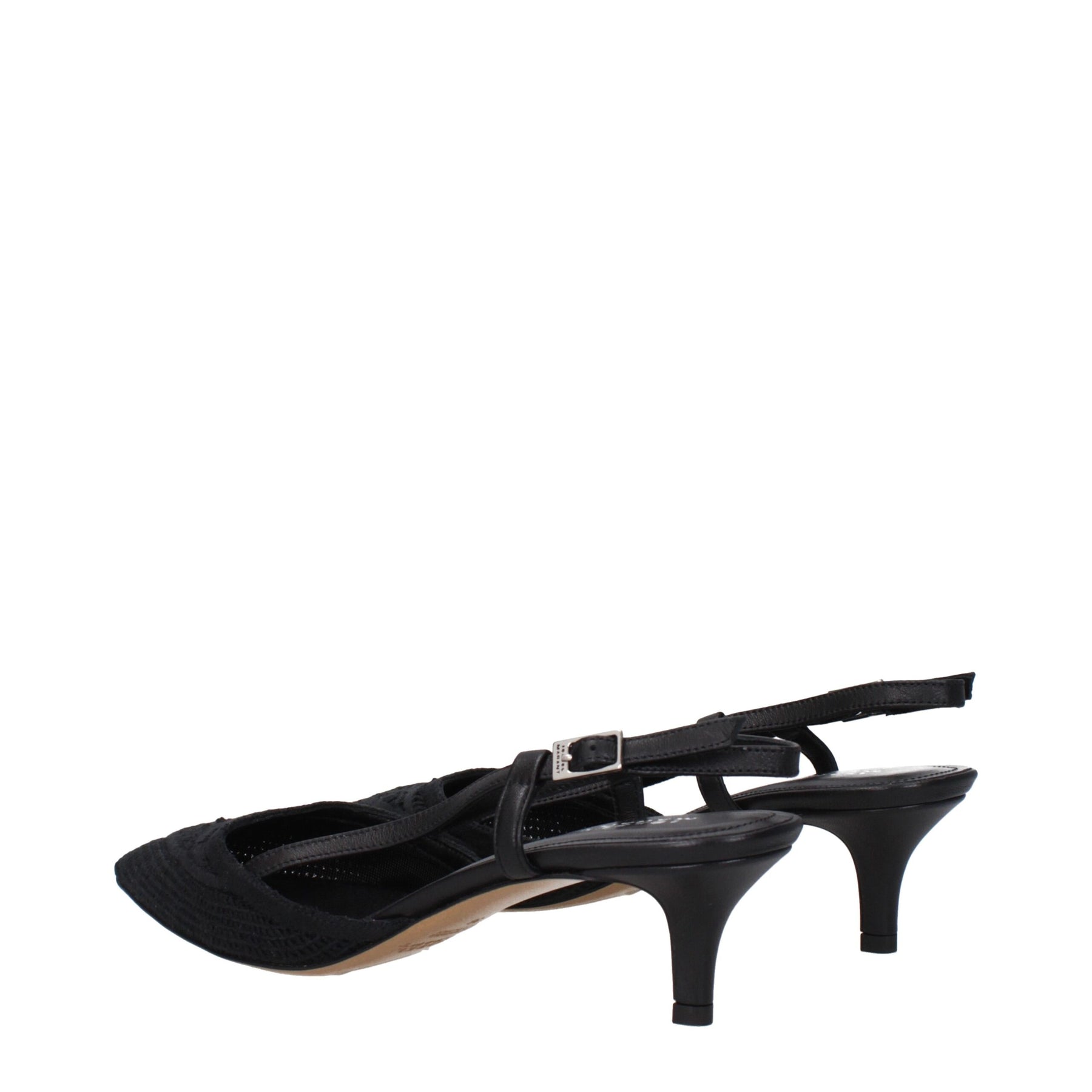 Isabel Marant Black Fabric Mid Heel Pumps | Regal Royce