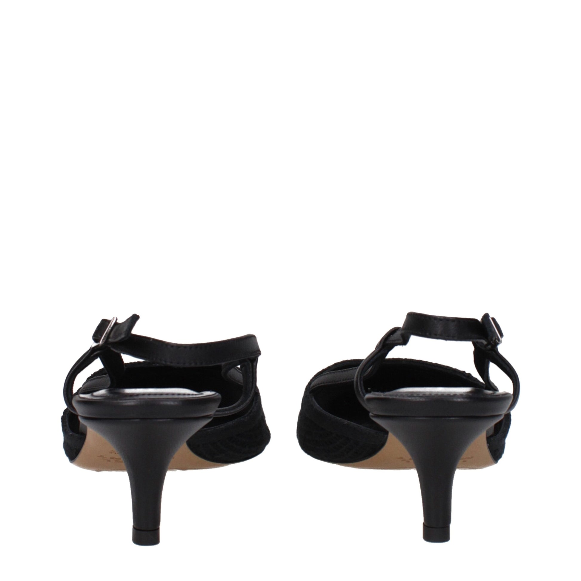 Isabel Marant Black Fabric Mid Heel Pumps | Regal Royce
