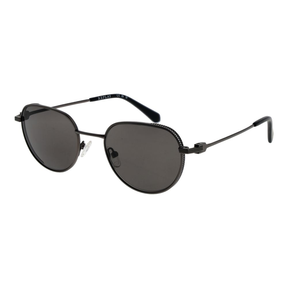 Replay Gray Metal Sunglasses | Regal Royce