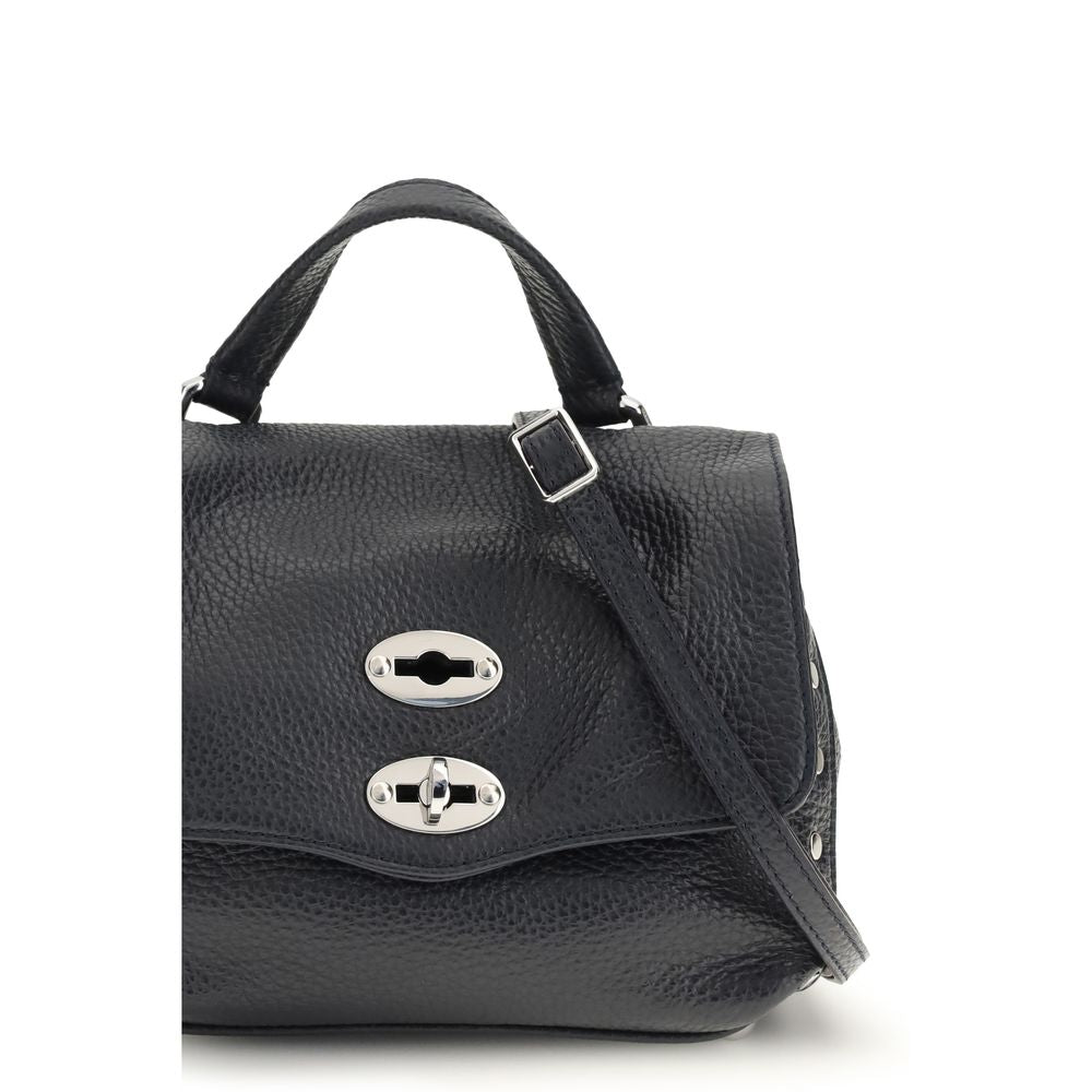 Zanellato Blue Calf Leather Bos Taurus Shoulder Bag | Regal Royce