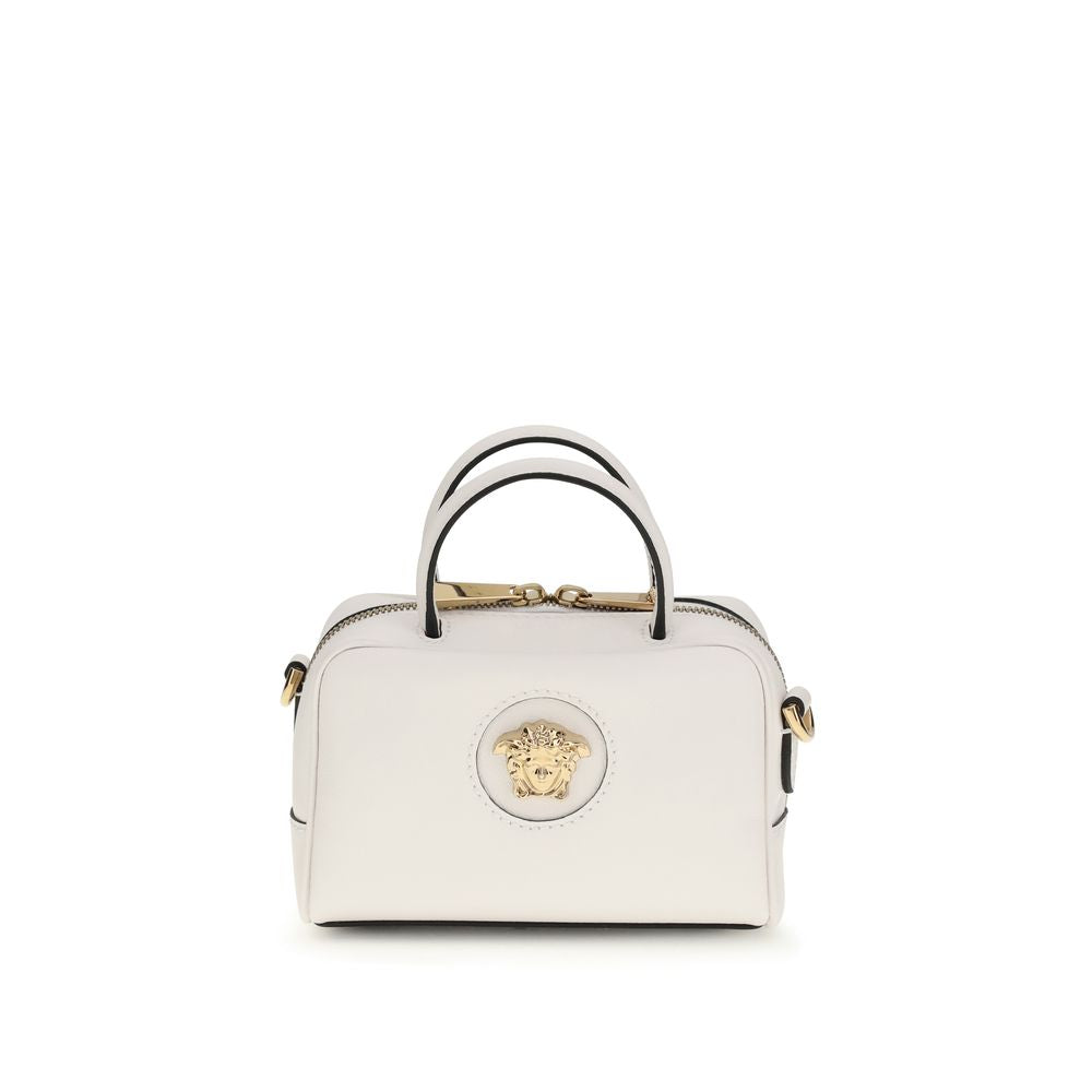 Versace White Calf Leather Bos Taurus Handbag | Regal Royce