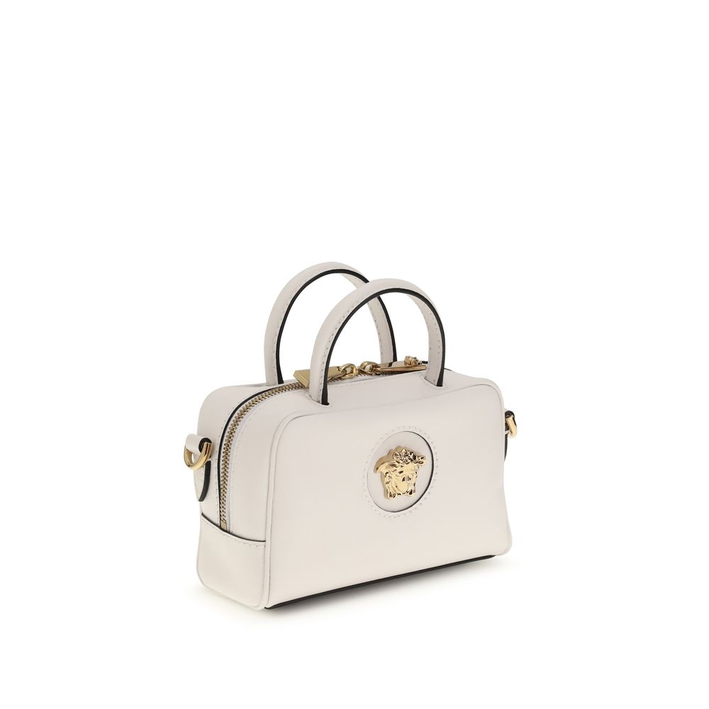 Versace White Calf Leather Bos Taurus Handbag | Regal Royce