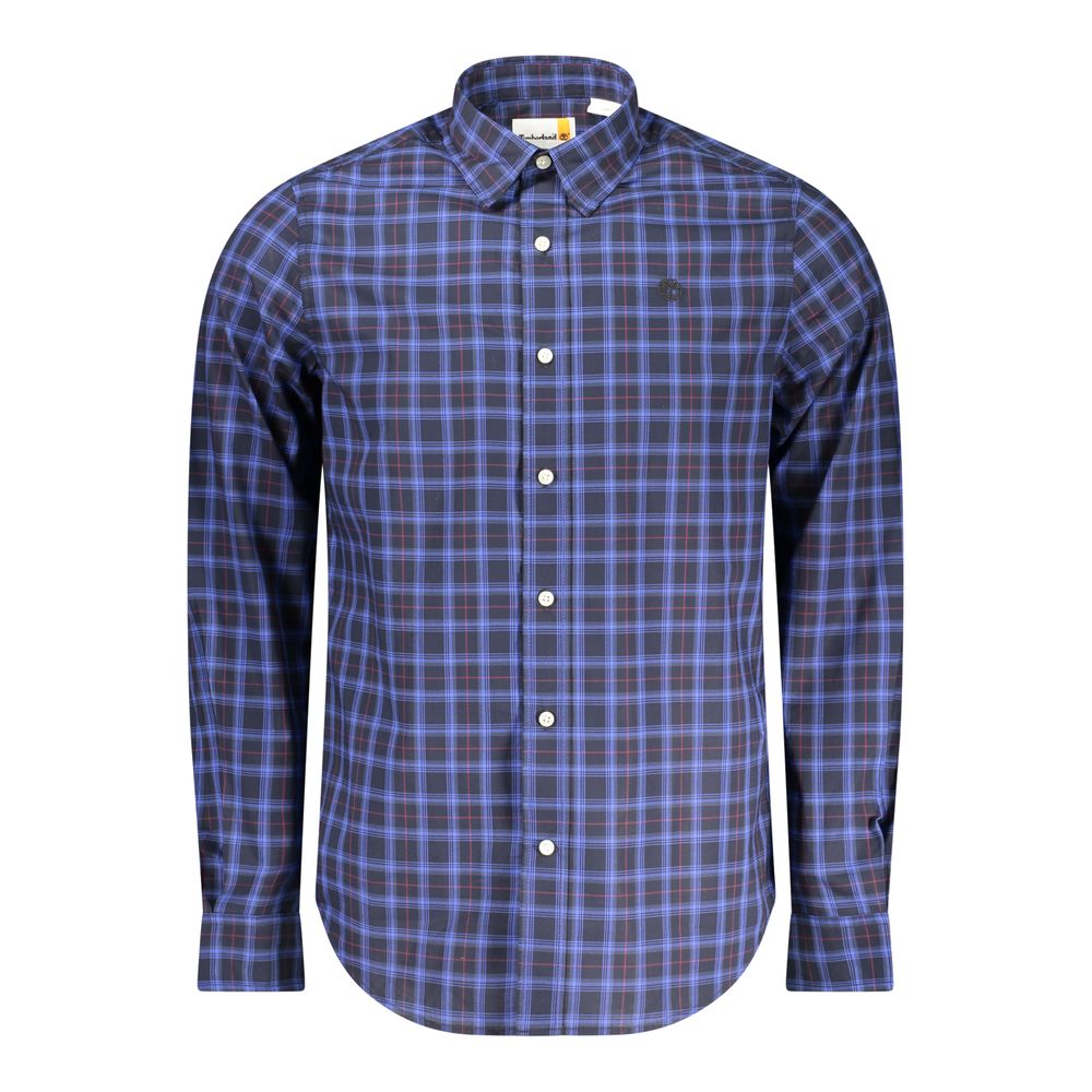 Timberland Blu Cotton Men Shirt | Regal Royce