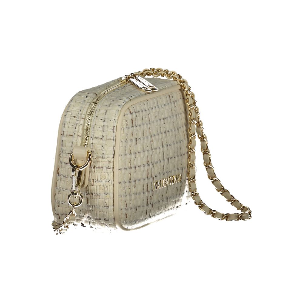 Mario Valentino White Polyester Women Handbag | Regal Royce