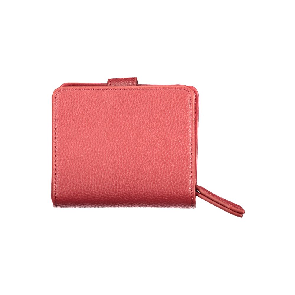 Mario Valentino Rosso Polyurethane Women Wallet | Regal Royce