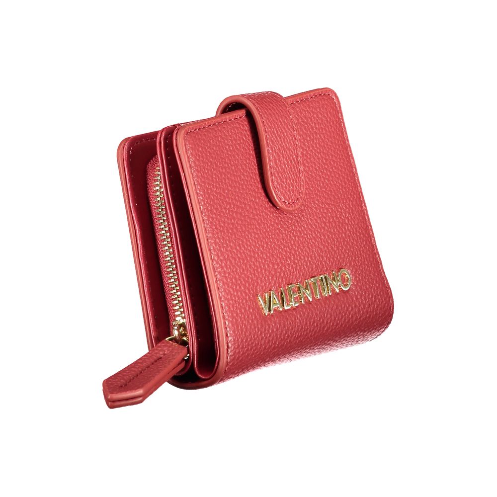 Mario Valentino Rosso Polyurethane Women Wallet | Regal Royce