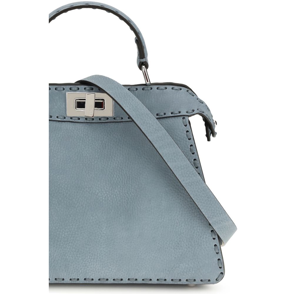 Fendi Light Blue Calf Leather Bos Taurus Handbag | Regal Royce