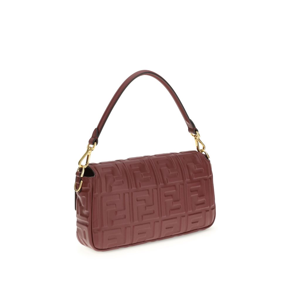 Fendi Bordeaux Calf Leather Bos Taurus Shoulder Bag | Regal Royce