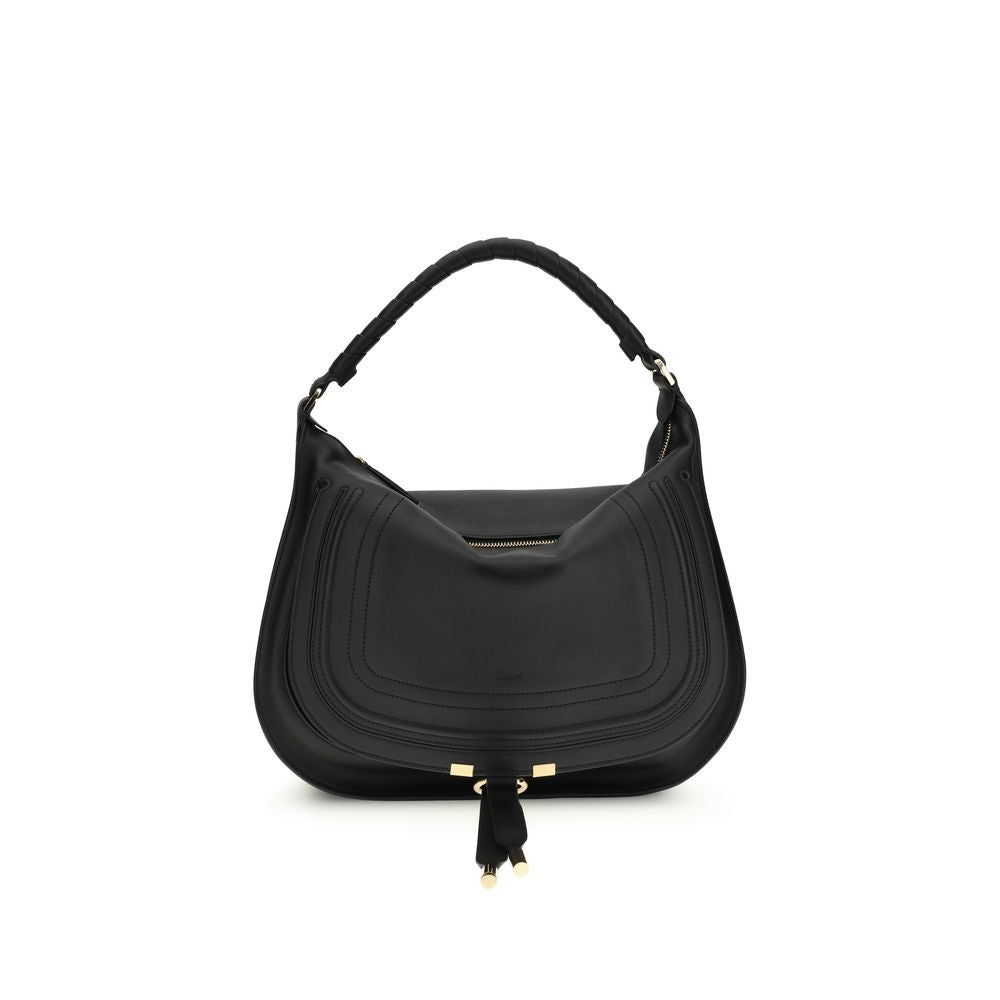 Chloé Black Calf Leather Bos Taurus Shoulder Bag | Regal Royce