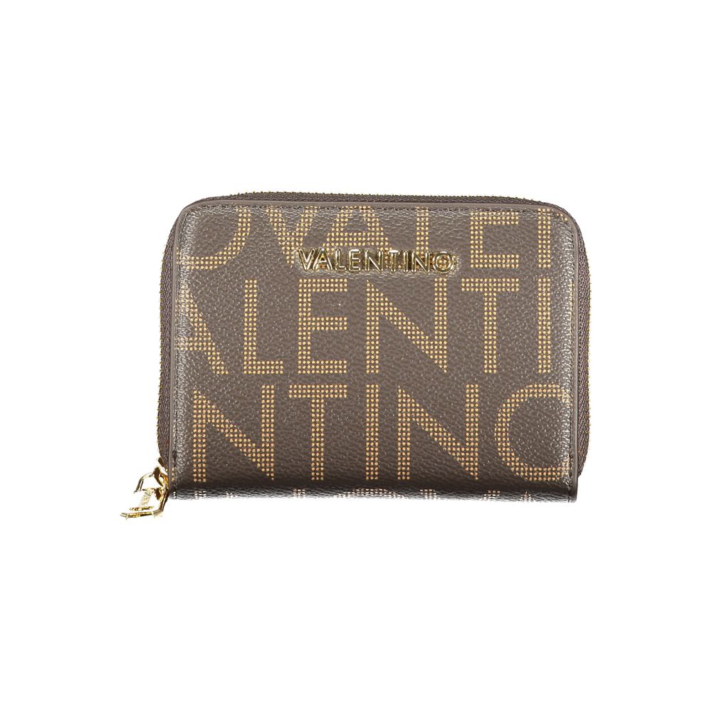 Mario Valentino Marrone Polyurethane Women Wallet | Regal Royce