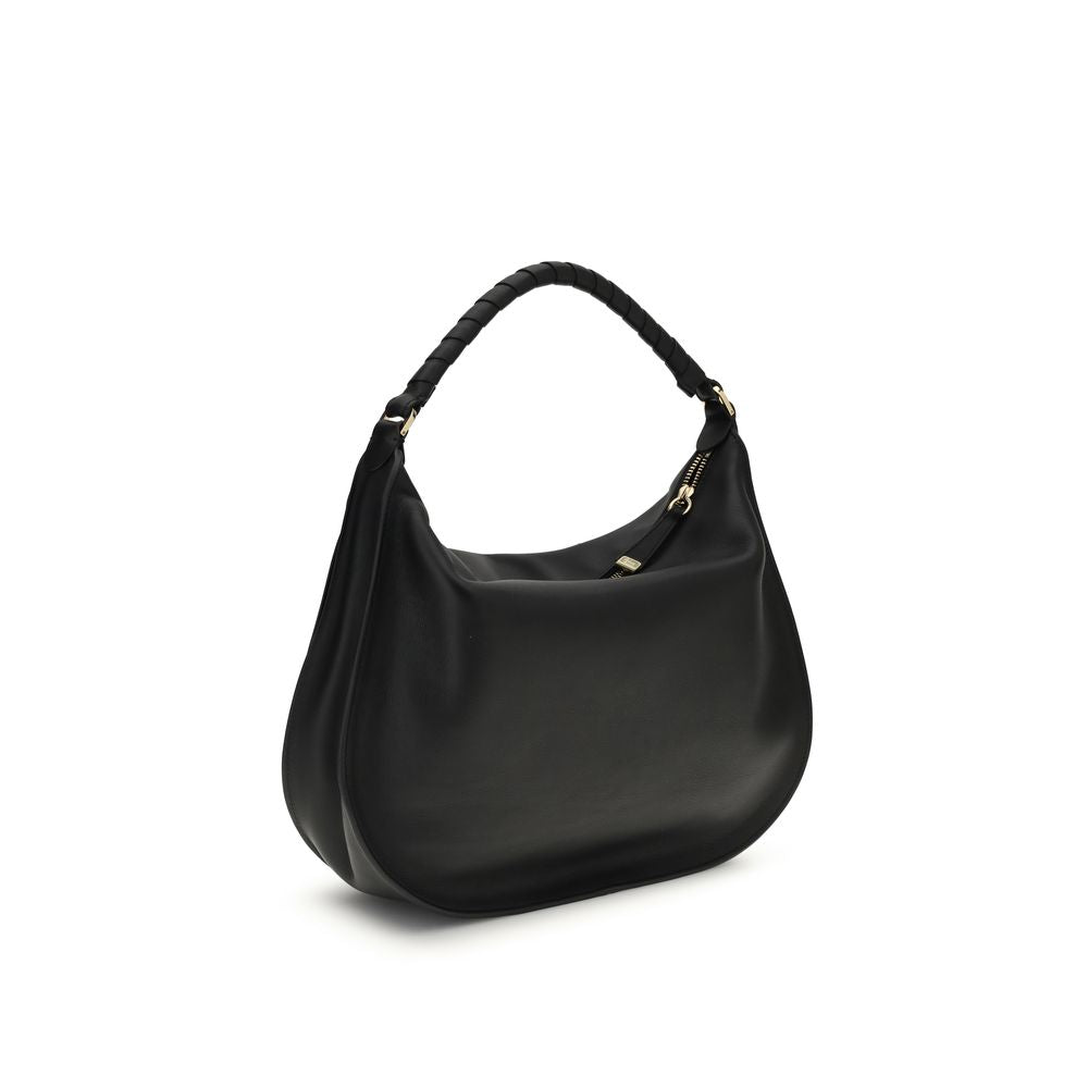 Chloé Black Calf Leather Bos Taurus Shoulder Bag | Regal Royce