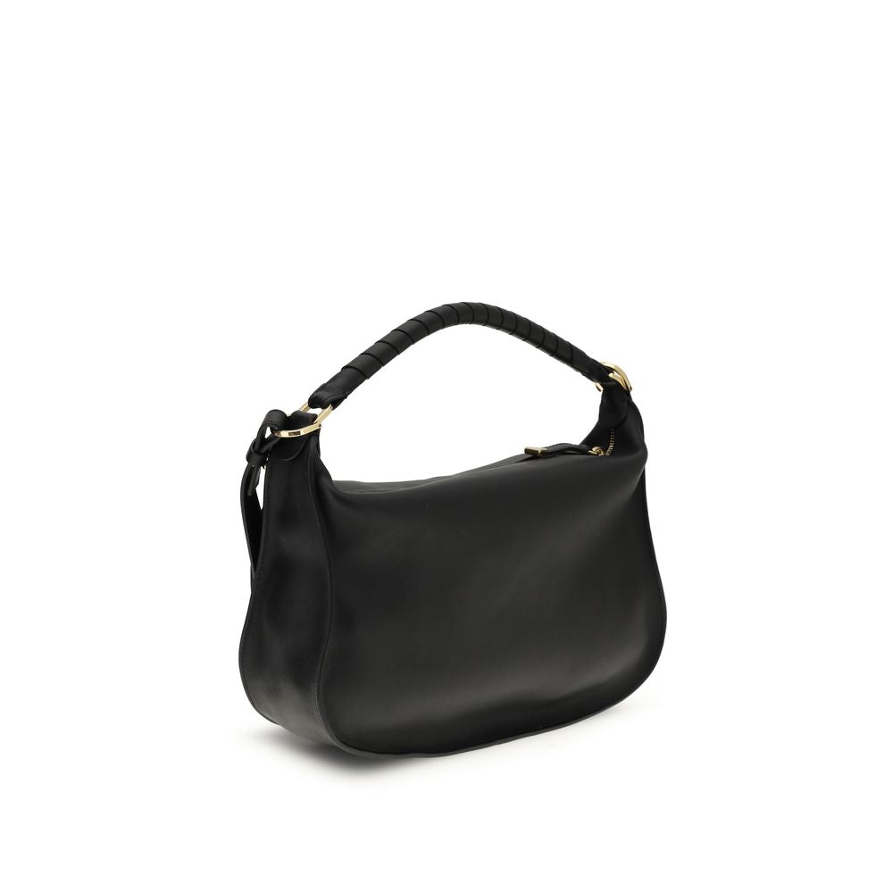 Chloé Black Calf Leather Bos Taurus Shoulder Bag | Regal Royce