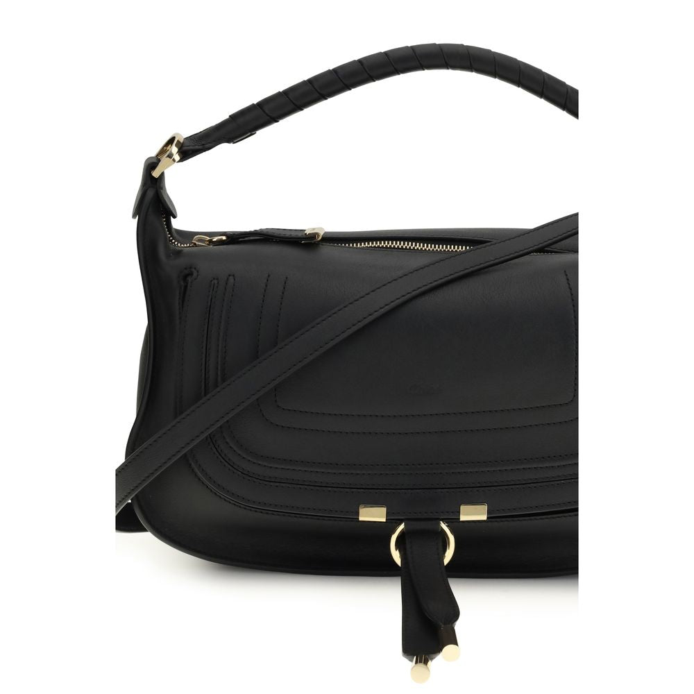 Chloé Black Calf Leather Bos Taurus Shoulder Bag | Regal Royce