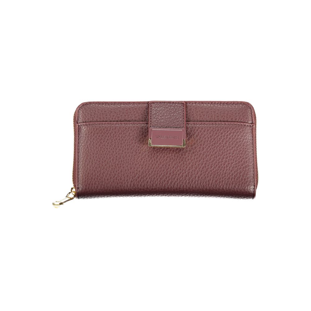 Mario Valentino Rosso Polyurethane Women Wallet | Regal Royce