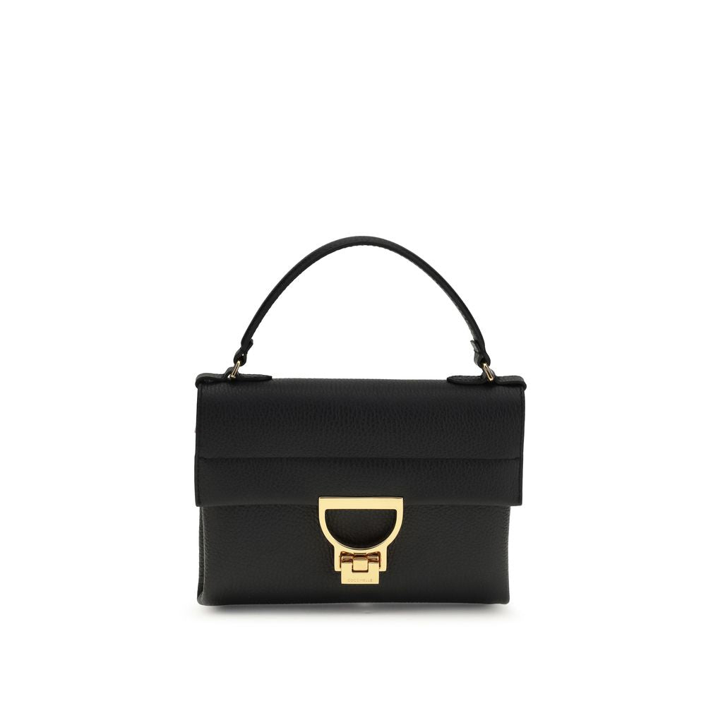 Coccinelle Black Calf Leather Bos Taurus Handbag | Regal Royce
