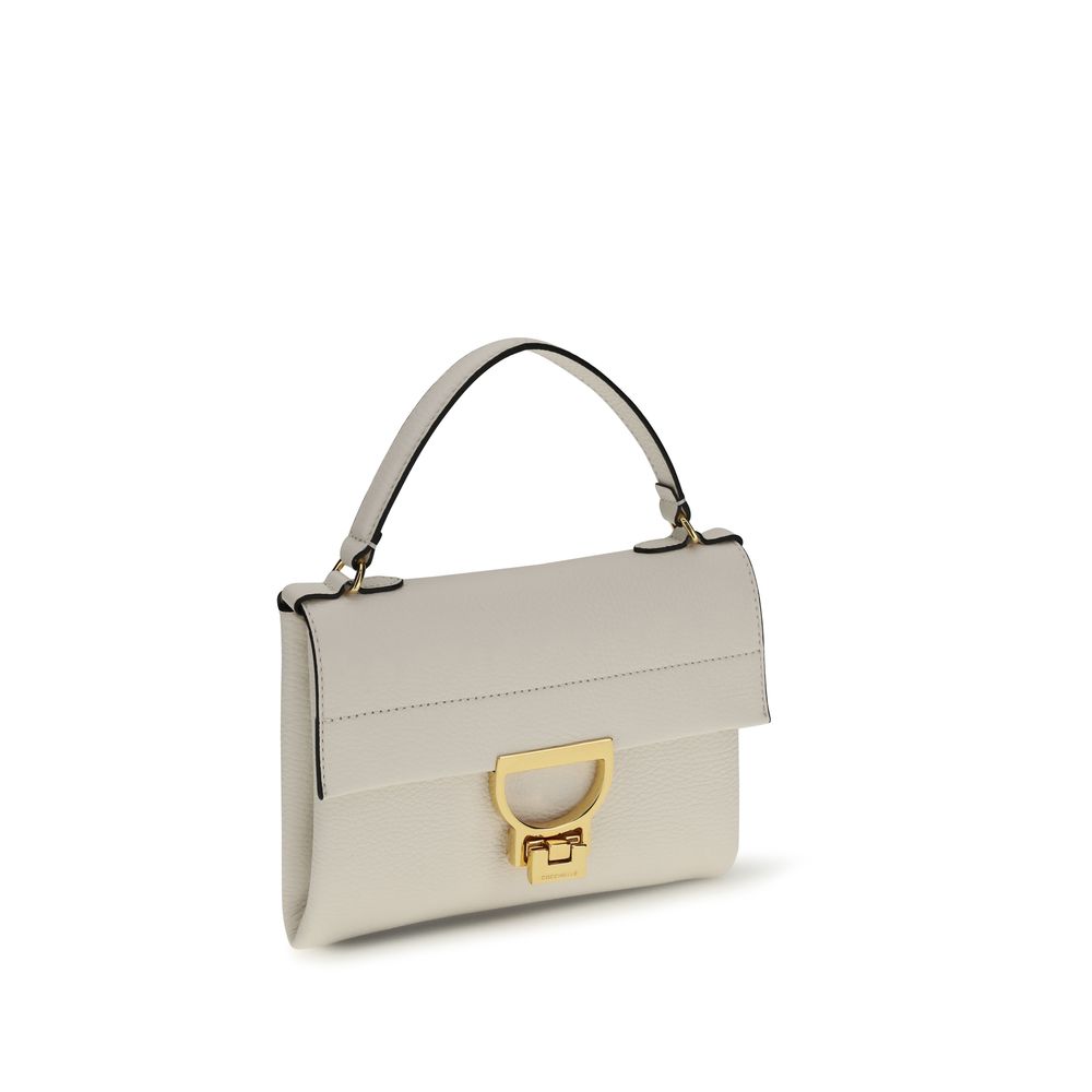 Coccinelle Cream Calf Leather Bos Taurus Handbag | Regal Royce