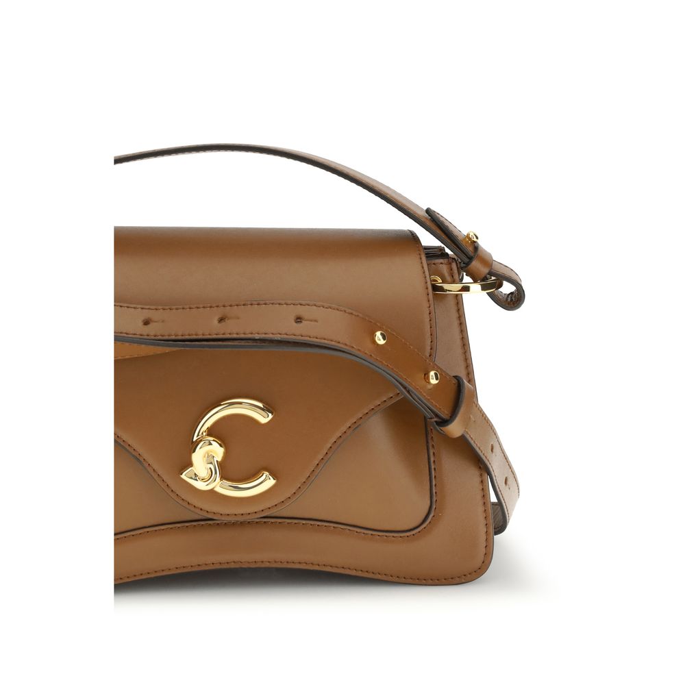 Coccinelle Brown Calf Leather Bos Taurus Handbag | Regal Royce