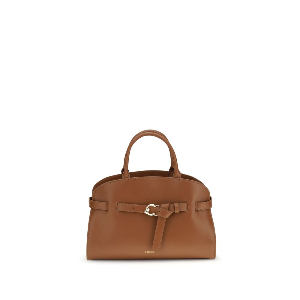 Coccinelle Brown Calf Leather Bos Taurus Handbag | Regal Royce