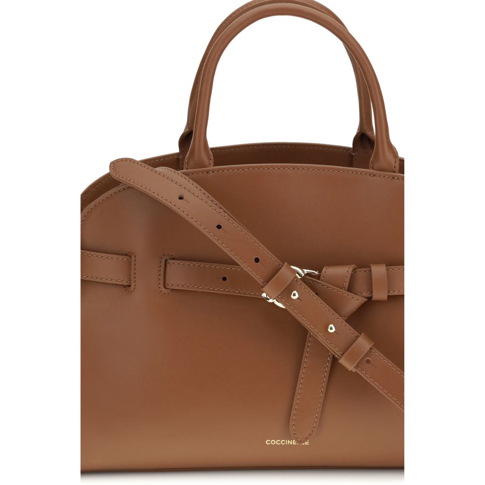 Coccinelle Brown Calf Leather Bos Taurus Handbag | Regal Royce