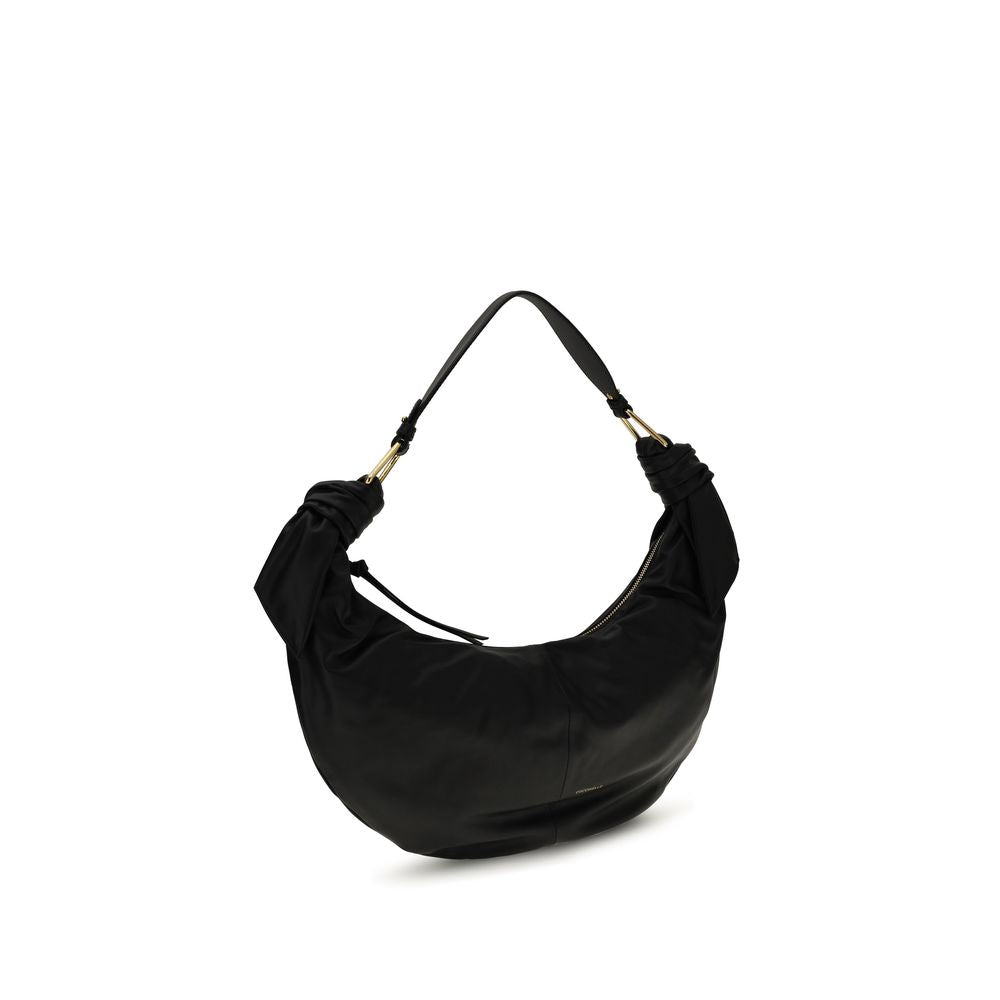 Coccinelle Black Calf Leather Bos Taurus Shoulder Bag | Regal Royce