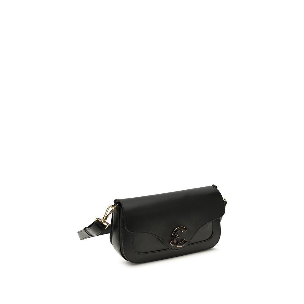 Coccinelle Black Calf Leather Bos Taurus Shoulder Bag | Regal Royce
