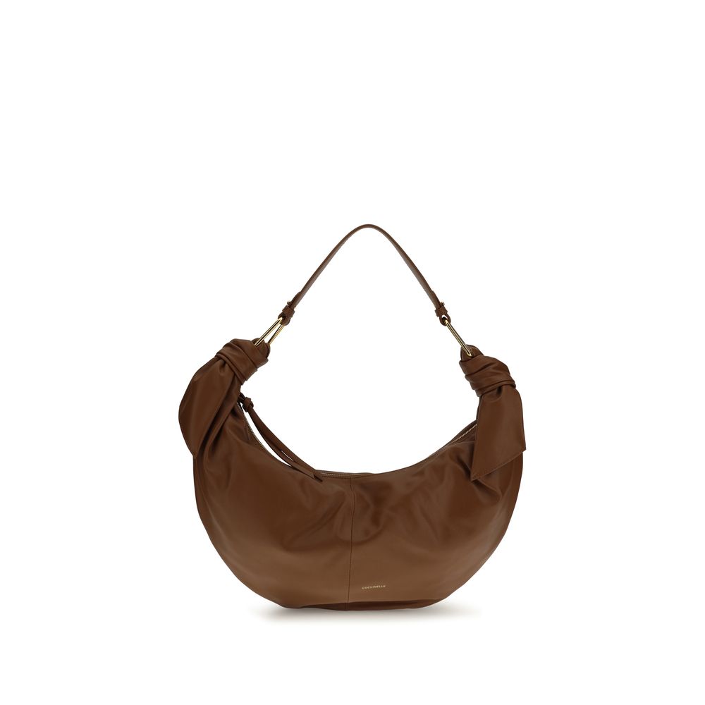 Coccinelle Brown Calf Leather Bos Taurus Shoulder Bag | Regal Royce
