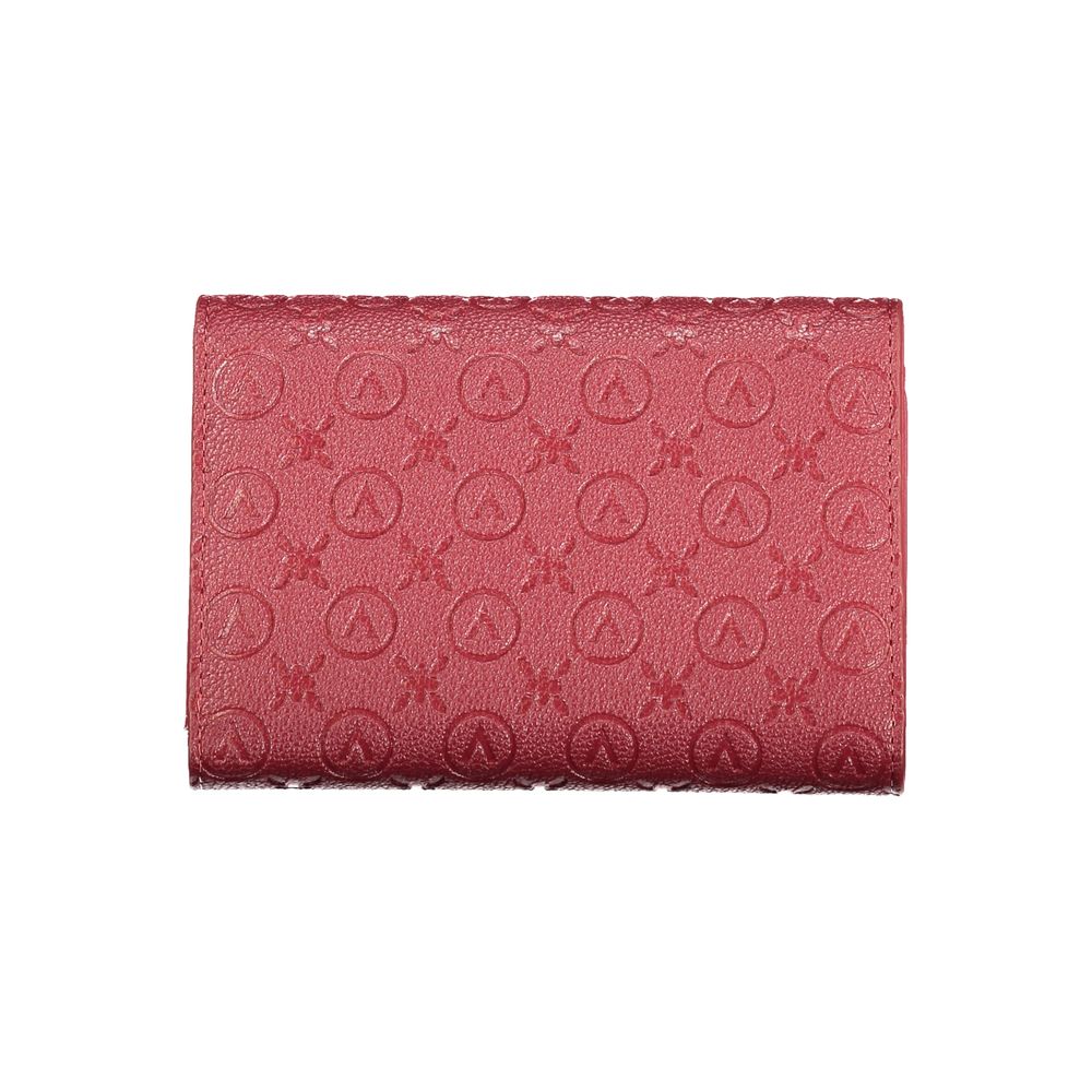 Mario Valentino Rosso Polyurethane Women Wallet | Regal Royce
