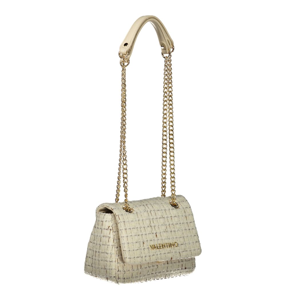 Mario Valentino Bianco Polyurethane Women Handbag | Regal Royce