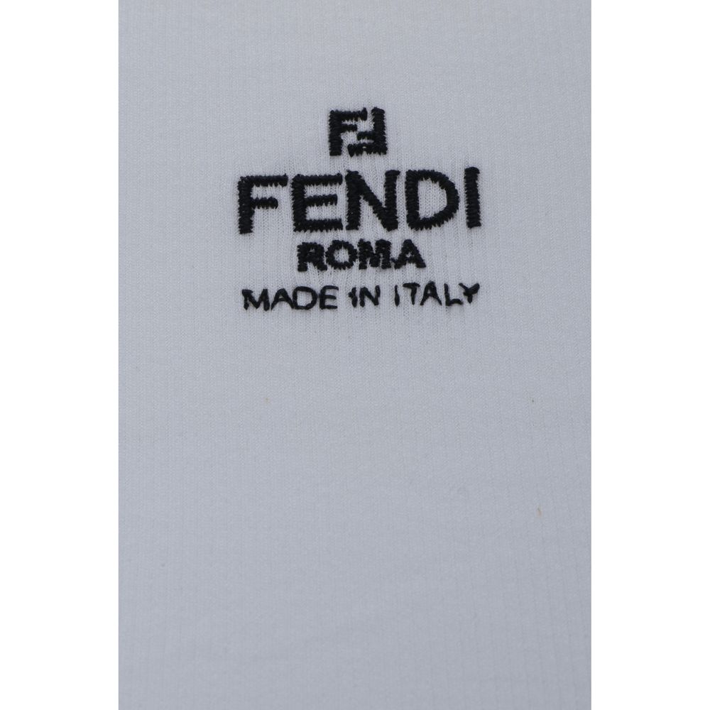 Fendi White Cotton T-Shirt | Regal Royce