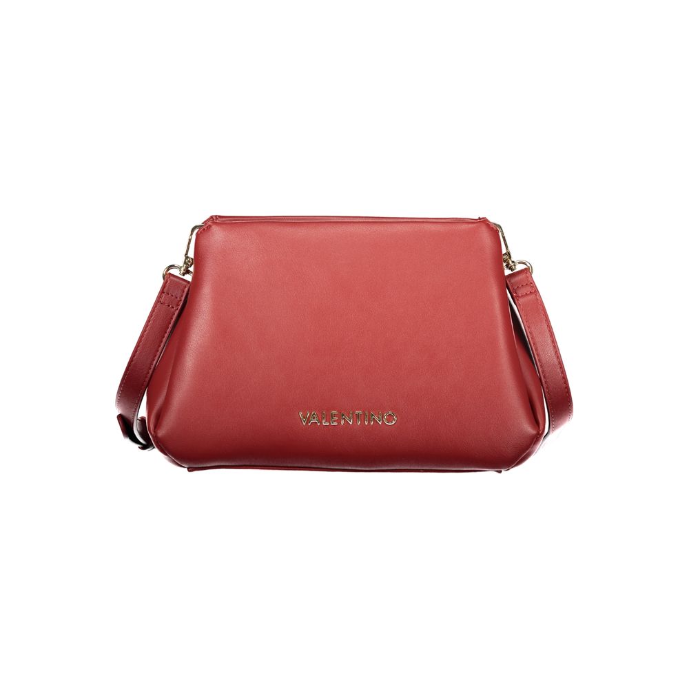 Mario Valentino Rosso Polyurethane Women Handbag | Regal Royce