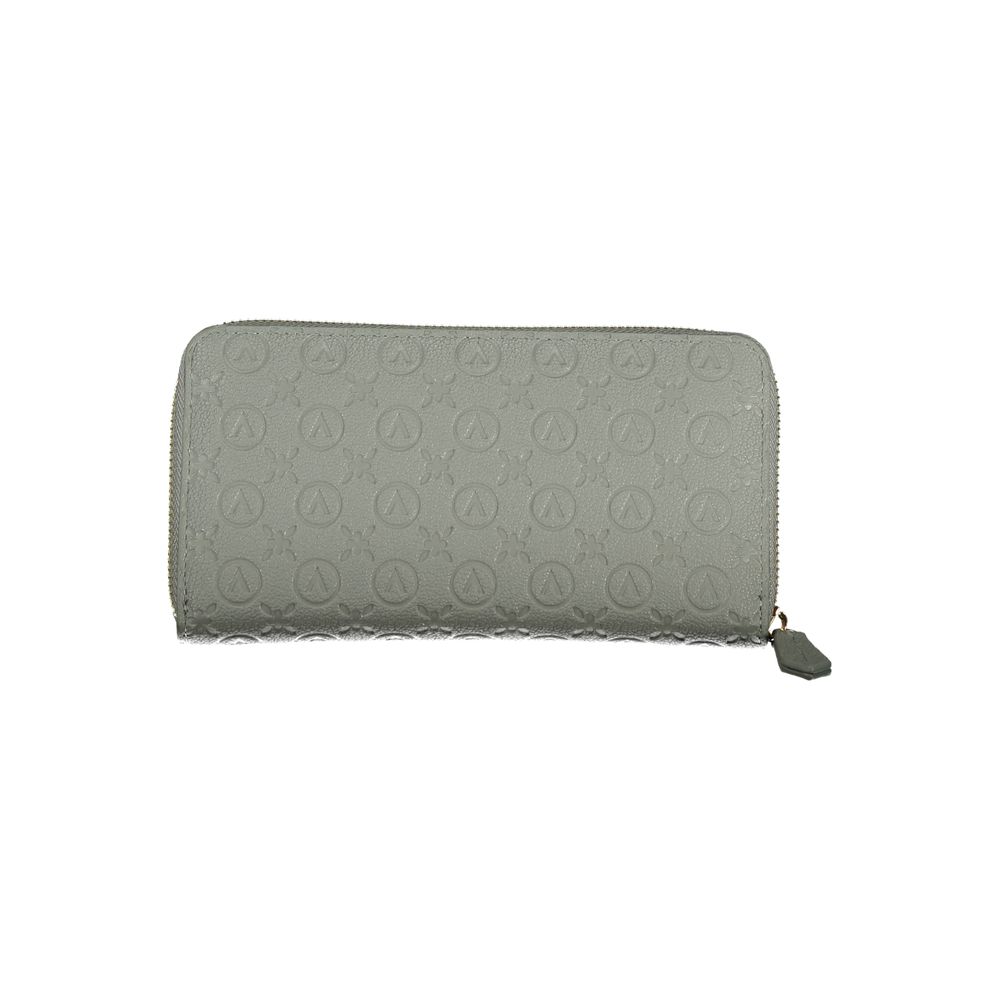 Mario Valentino Grigio Polyurethane Women Wallet | Regal Royce