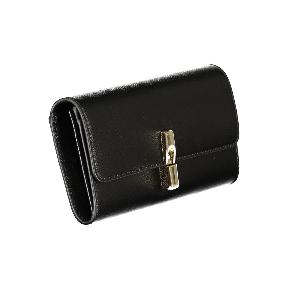 Furla Nero Leather Woman Wallet | Regal Royce