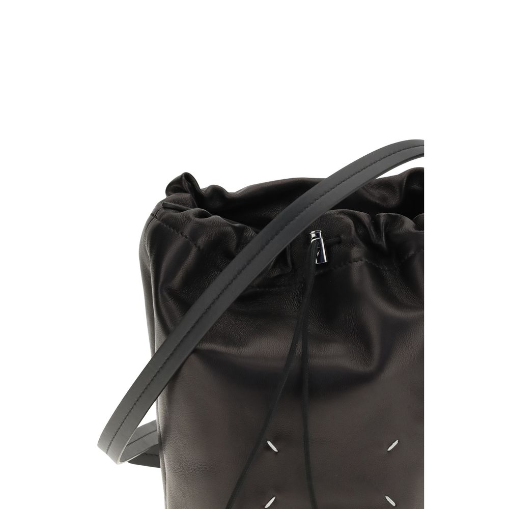 Margiela Black Calf Leather Bos Taurus Shoulder Bag | Regal Royce