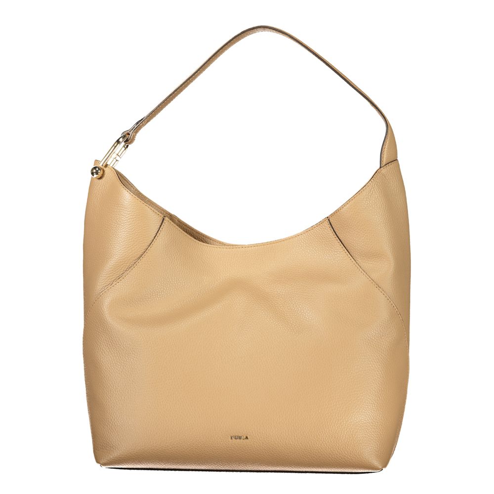 Furla Marrone Leather Women Handbag | Regal Royce
