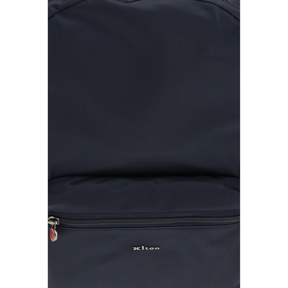 Kiton Blue Nylon Backpack | Regal Royce