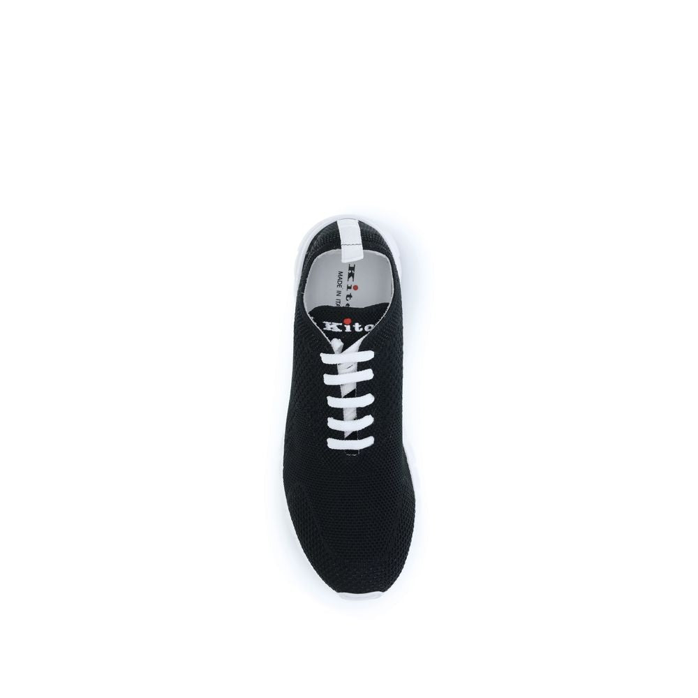 Kiton Black Rubber Athletic Sneakers | Regal Royce
