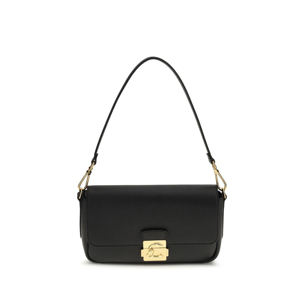 Coccinelle Black Calf Leather Bos Taurus Shoulder Bag | Regal Royce